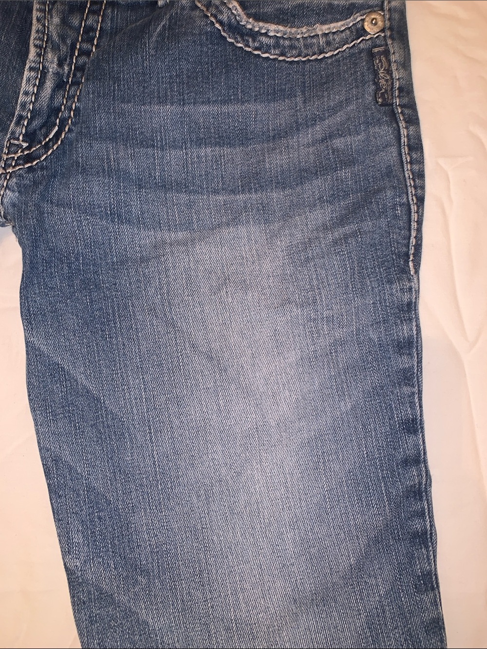 Silver Bootcut Low Rise Blue Jeans - Picture 6 of 6